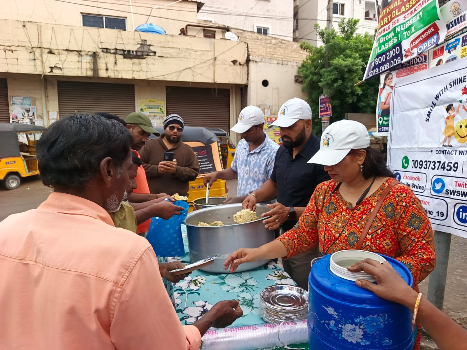 A moment from the June 23, 2026 Tuesday breakfast drive in Hyderabad