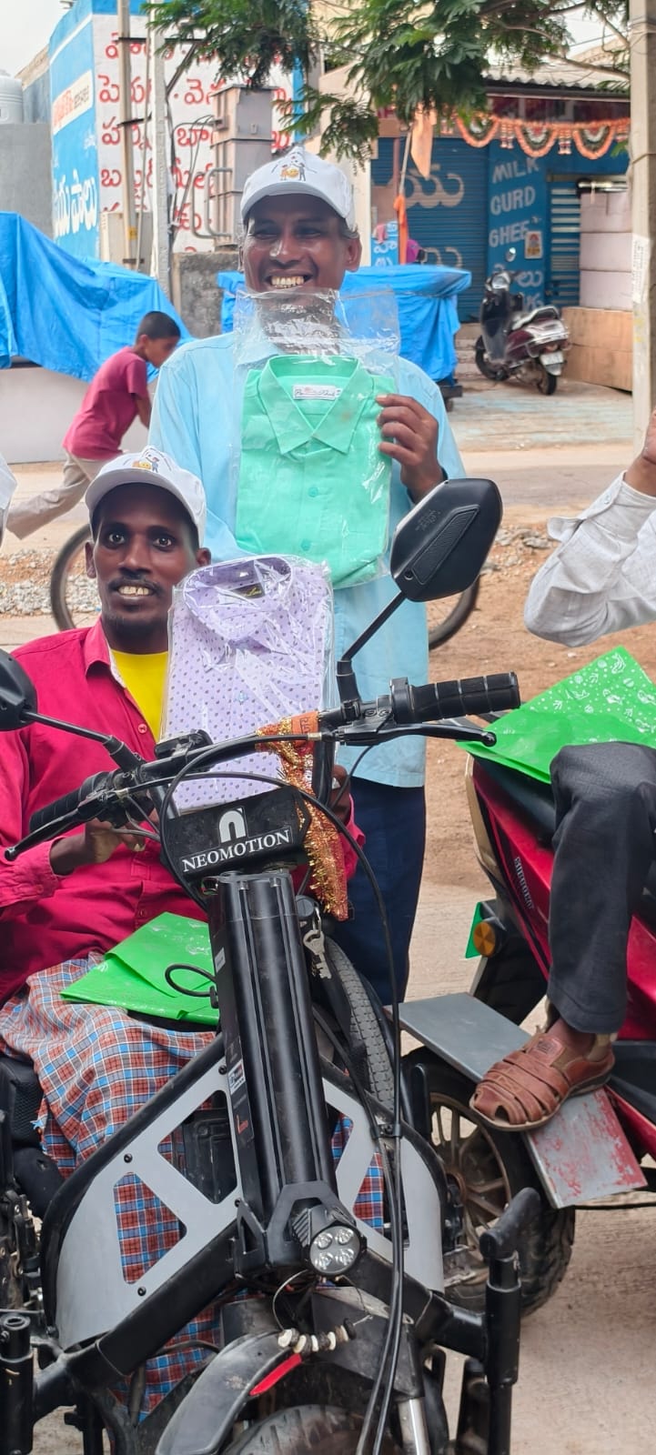 Father's Day welfare event — blind, leprosy-affected and differently-abled fathers honoured