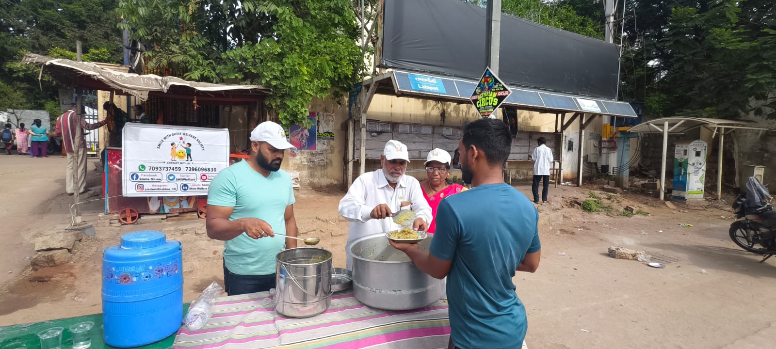Smile With Shine Welfare Society June 30 Tuesday breakfast drive in Hyderabad