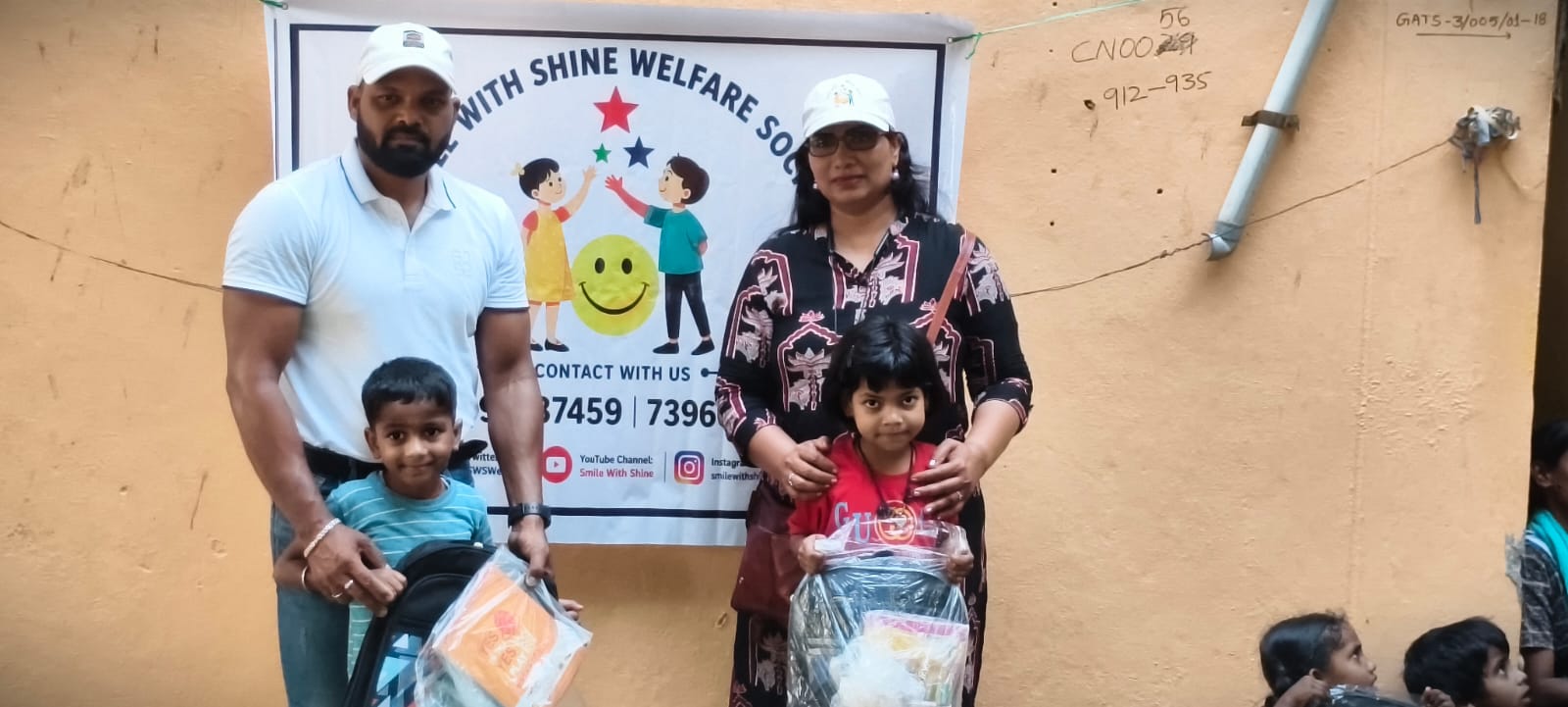 Educational Kits Drive — free school bags, notebooks and stationery for 50+ underprivileged children in Hyderabad
