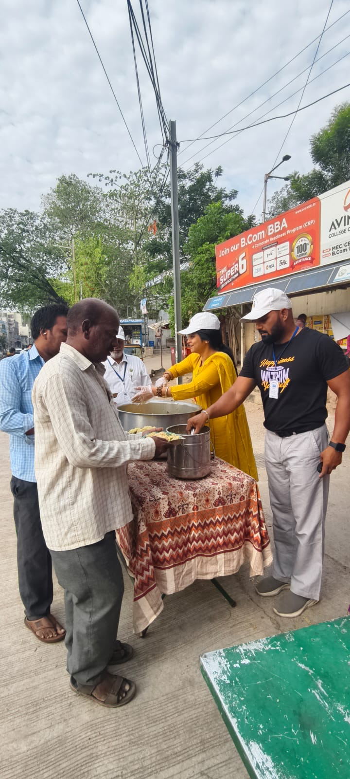 Roadside breakfast service